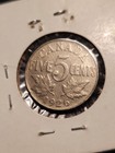 Canada 1926 Five Cents Nickel Coin Near 6 Variety Km 20 Silver