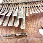 Vintage African Kalimba Mbira Thumb Piano   Handmade Zimbabwe  22 Keys