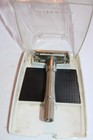 Vintage 1960 s Gillette Slim Adjustable Double Edge Safety Razor W case