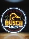 New Ducks Unlimited Busch Light Beer Led Lighted Sign    fill The Cooler    17 