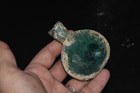 Genuine Ancient Roman Glass Bottle Vessel Circa 1st - 3rd Century Ad