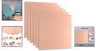 Double-sided 6 x6  Copper Sheets - 99 9  Pure  Ideal For Crafting   Engraving