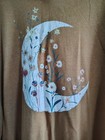 No Boundaries Nobo Brown Juniors Xl Pullover Hoodie Moon Floral Graphic Pockets