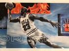 New Nike Jordan Poster Wings Iv Air Xi 1985 Original Pe Vintage