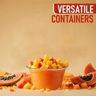 200 Set Disposable Clear Plastic  Ideal For  Condiment And Sauce Cups With Lids