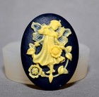 Fairy Silicone Mold Cameo Cameo Resin Polymer Clay Sugarcraft Mold