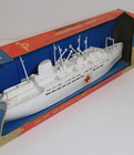 Rare Vintage Payton Unbreakable Plastic Hospital Ship Take-a-part Toy Boat  Mib