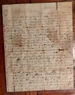 19th Century Historical Document Western Reserve 1847 Letter Ashtabula County