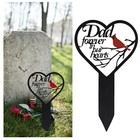 Grave Decorations For Cemetery  Cemetery Decorations For Grave Red Bird-daddy