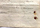 Indenture 1873 Aldemont P Kniskern Franklinville Nj Penelope Stinson Woolwich Me
