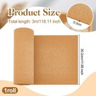 Olycraft Large Cork Roll 118x11 9 Inch Cork Board Roll For Walls 1 8 Inch Thi   
