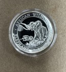 2016 Somalia 100 Shillings High Relief Elephant 1 Oz  999 Silver  Ogp