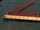 Vintage Antique Solid Wood Mystery Tool Adjustable Square  Circle Making  Bevel 