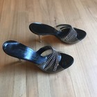 Vintage Ravellos Rhinestone Heels  Original Box  Lifetime Guarantee  Size 8 5