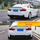 Rear Diffuser For 14-20 Bmw 4 Series F32 F33 F36 M Sport Gloss Black Bumper Lip