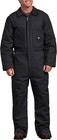 Nwt Dickie s Men s Insulated Blended Duck Full Coverall Black Size Xl  170 O214