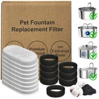 32pcs Pet Cat Water Fountain Filters Replacement For 67 108 135oz Replacement