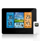 Wireless Indoor   Outdoor Weather Station Clock Calendar Digital Lcd Thermometer
