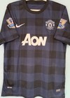 Wayne Rooney Signed Autographed Mu 2013 14 Away Jersey With Beckett Coa