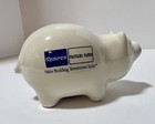Vintage Advertising Kemper Mutual Funds Pottery Pig Piggy Coin Bank Classic