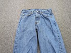 Levis 501 Jeans Mens 29x32 Blue Button Fly Classic Western American Casual