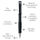 Pentel Twist-erase Iii Mechanical Pencil   0 7mm   Black Barrel  12 Pack 