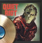 Quiet Riot Framed Wood Legends Of Music Lp Record Display   c3 