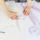 Imperial Sewing Ruler   French Curves For Pattern Making Drafting  Clear Plas   