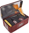Beard Care Kit For Men Grooming Brush Comb Balm Oil Sandalwood Viking Revolution