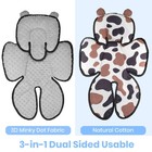 3in1 Baby Car Seat Head Body Support soft Breathable Infant Car Seat Insert N   