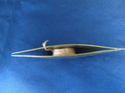 Vintage Silver Engraved Tatting Shuttle For Tatted Lace Making