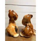 Set Of Two Vintage   Antique Mid-20th Century Royal Copley Dog Figurines