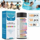 100 50pcs 16 In 1 Drinking Water Test Kit Strips home Water Quality Test For Tap
