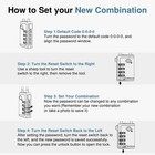 Tsa Approved Luggage Travel Locks With Open Alert Indicator  4 Digit Comb