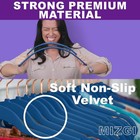 Premium Velvet Hangers 50 Pack Heavy Duty - Non Slip Felt Hangers - Velvet Su   