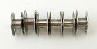 Lot Of 6 Genuine Singer 4 Hole Sewing Machine Bobbins Class 66
