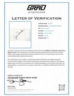 Jim Finks Signed 3x5 Index Card  Football Hof Auto grad Authentication Letter