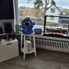 18  Scuba Diving Helmet us Navy Mark V Blue Finish Divers Helmet Deep Sea Divers