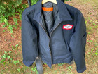 Vintage Black  Texaco Work Jacket With Texaco Patches  Excellent  Free Ship
