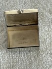 Vintage Mexico Sterling Silver Hinged Pill Box W  Warrior Scene Marked 0 925