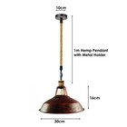 Vintage Industrial Metal Ceiling Pendant Light Shade Modern Hanging Retro Lights