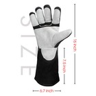 16  932    Leather Forge Mig Welding Gloves With Kevlar Stitching Heat Resistant