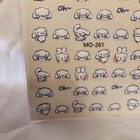 Cinnamoroll Hello Kitty Nail Art Stickers