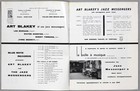 Art Blakey   The Jazz Messengers     Rare Original Brussels 1960 Concert Program