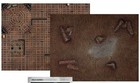 Lot Of 2 Warhammer 40k Double-sided Paper Game Mats - Starter Set Box Play Board