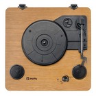 3-speed Turntable Bluetooth Record Player With Speaker  Portable Lp Player  V   