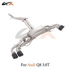 Ka Catback Exhaust For Audi Q8 3 0t Steel Rear Section