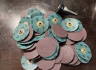 100 Disc Lot 3m Roloc Abrasive Sanding Die Grinder Discs  2  100 Grit W  Mandrel