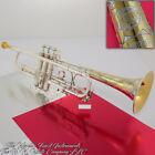 Vintage King H  N  White Silver Tone Liberty Trumpet Killer 