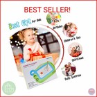 Aliskagze Magnetic Drawing Board For Toddlers Age 3-5  Green Erasable Doodle Pad